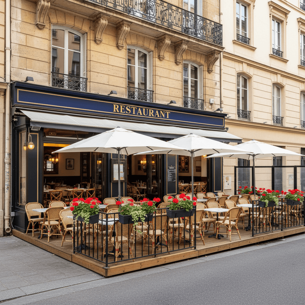 Restaurant à Lyon : terrasse - licence IV