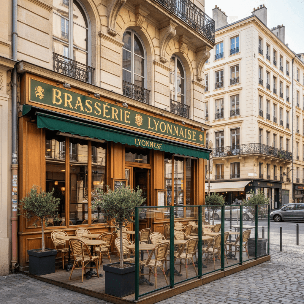 Bar-brasserie à Lyon : terrasse - licence IV