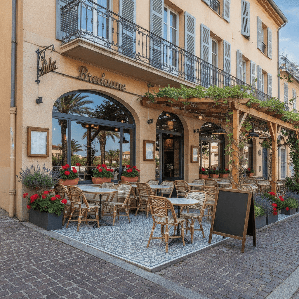 Restaurant 159m² à Nice : terrasse - licence IV