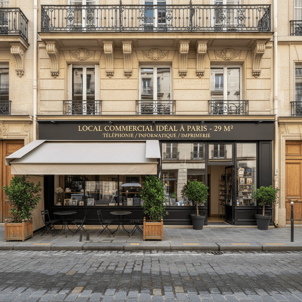 Local Commercial Idéal à Paris - 29 m²