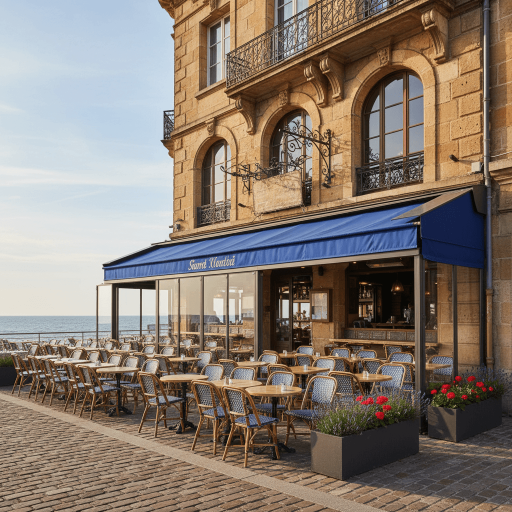 Restaurant 140m² à Nantes : terrasse - licence IV