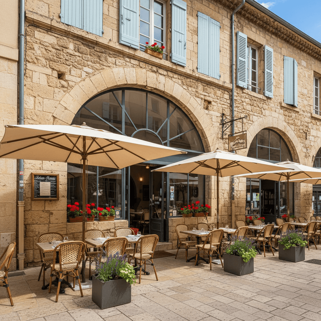 Restaurant 400m² à Marseille : terrasse - licence IV