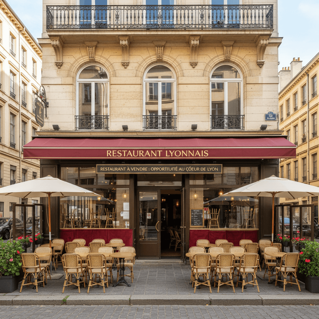 Restaurant 100m² à Lyon : terrasse - extraction
