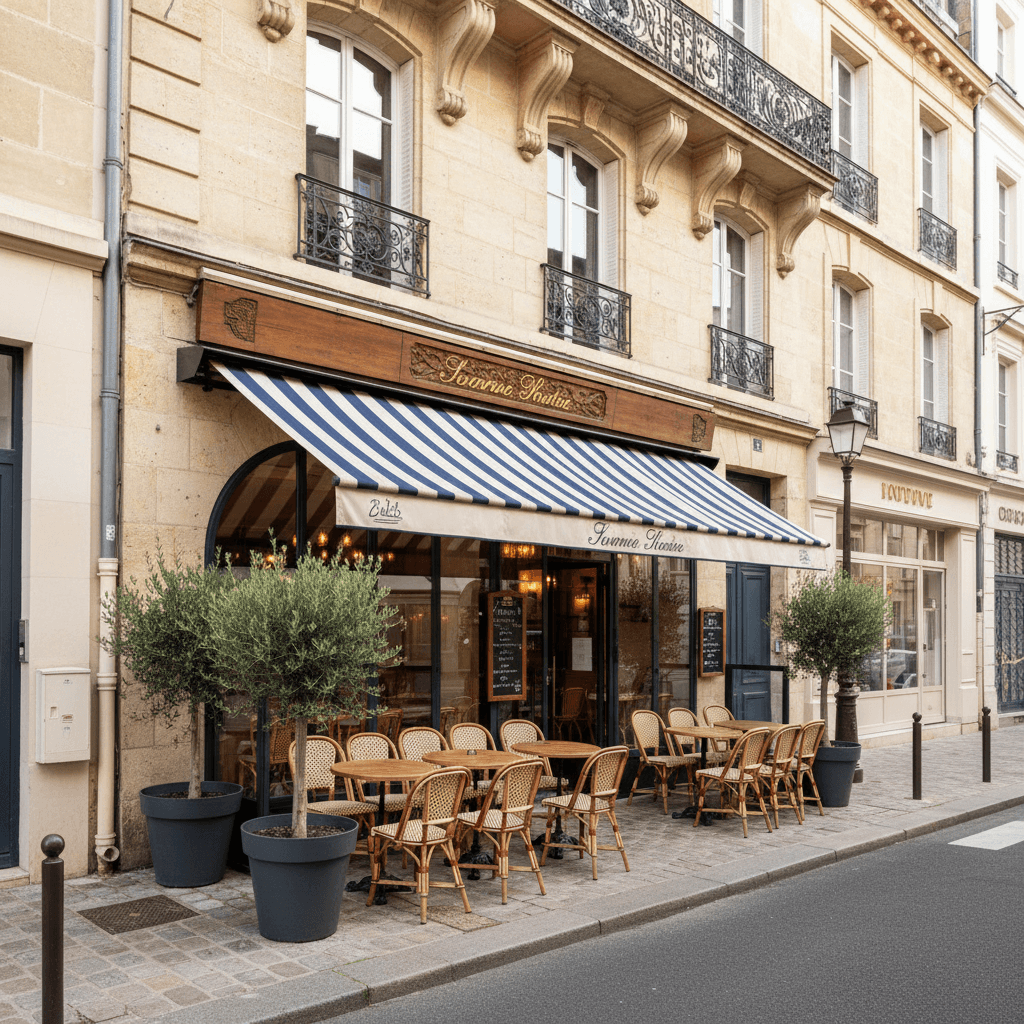 Restaurant 120m² à Le Havre : terrasse - extraction