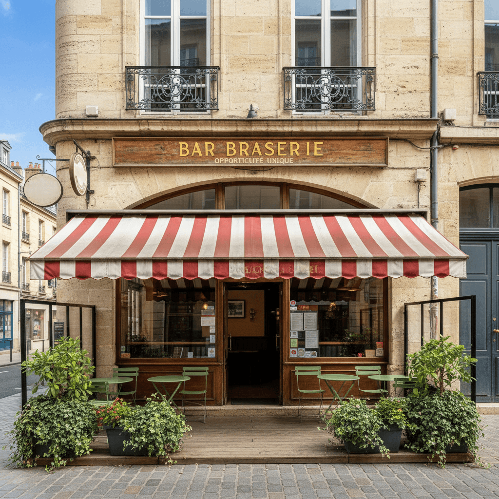 Bar-brasserie 42m² à Bordeaux : licence IV