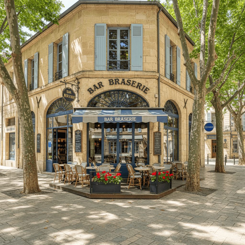 Bar-brasserie à Montpellier : terrasse - licence IV