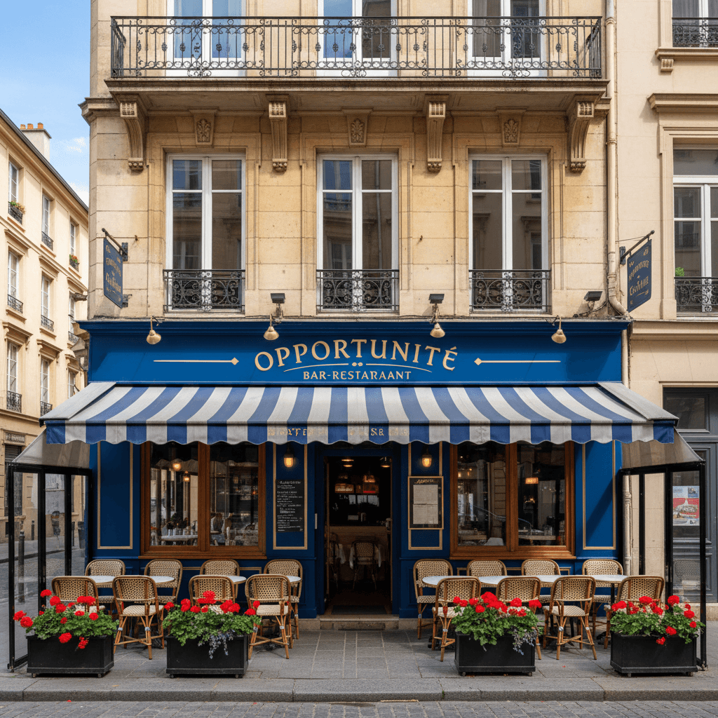 Restaurant à Lyon : terrasse - licence IV