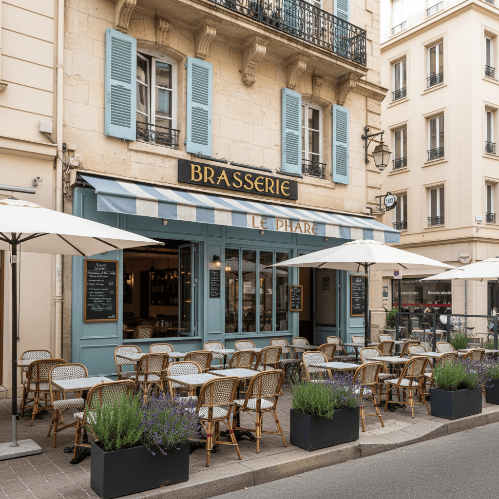Bar-brasserie 100m² à Marseille : terrasse - licence IV