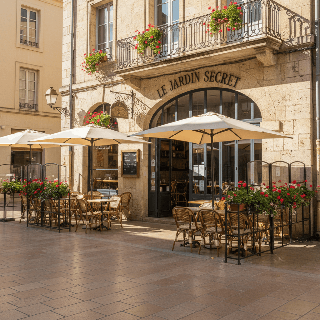Restaurant 53m² à Montpellier : terrasse - licence IV