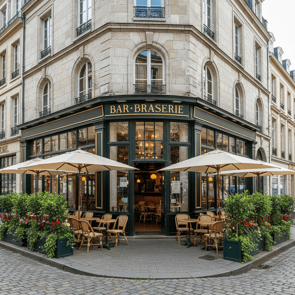 Bar-brasserie 95m² à Nantes : terrasse - licence IV