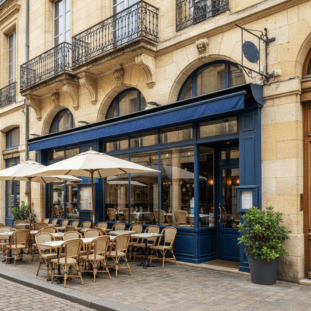 Restaurant 110m² à Bordeaux : terrasse - licence IV