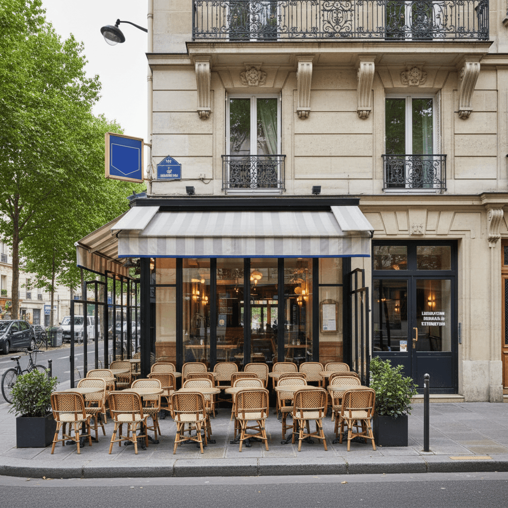 Restaurant 50 couverts à Paris : terrasse - extraction en liquidation judiciaire