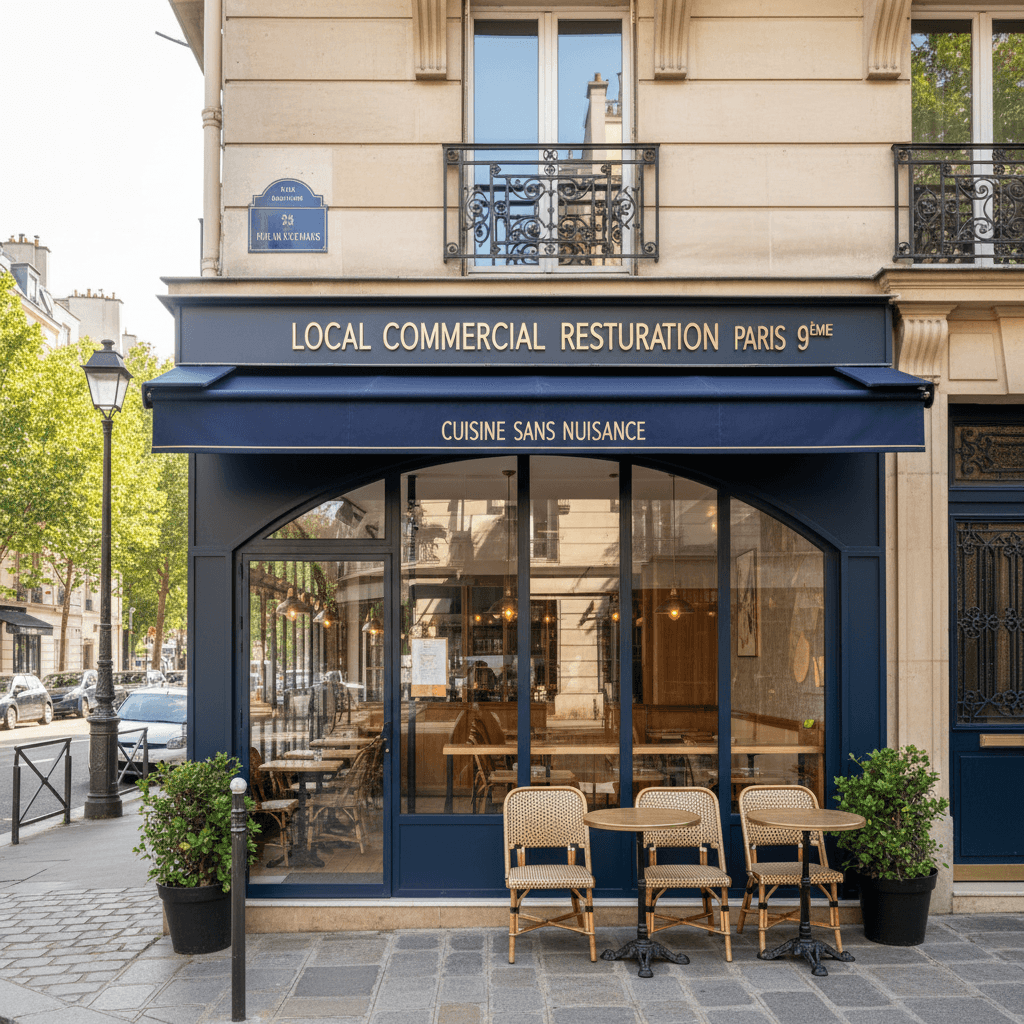 Local Commercial Restauration à Paris 9ème