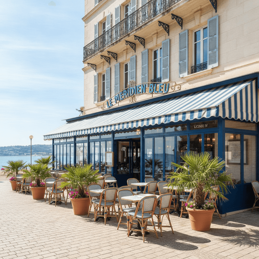 Restaurant à Nice : terrasse - licence IV