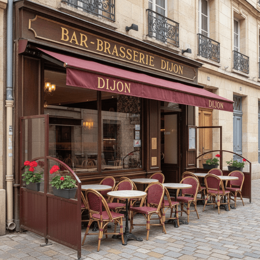 Bar-brasserie à Dijon : terrasse - licence IV