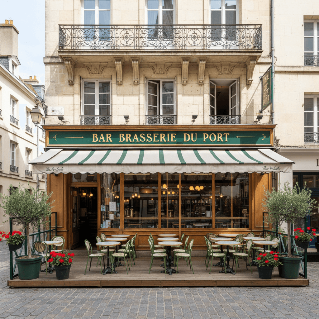 Bar-brasserie 95m² à Nantes : terrasse - licence IV