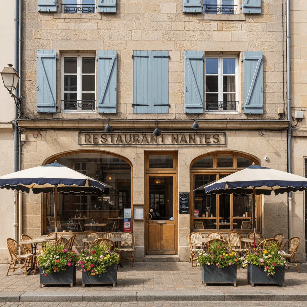 Restaurant 150m² à Nantes : terrasse - extraction