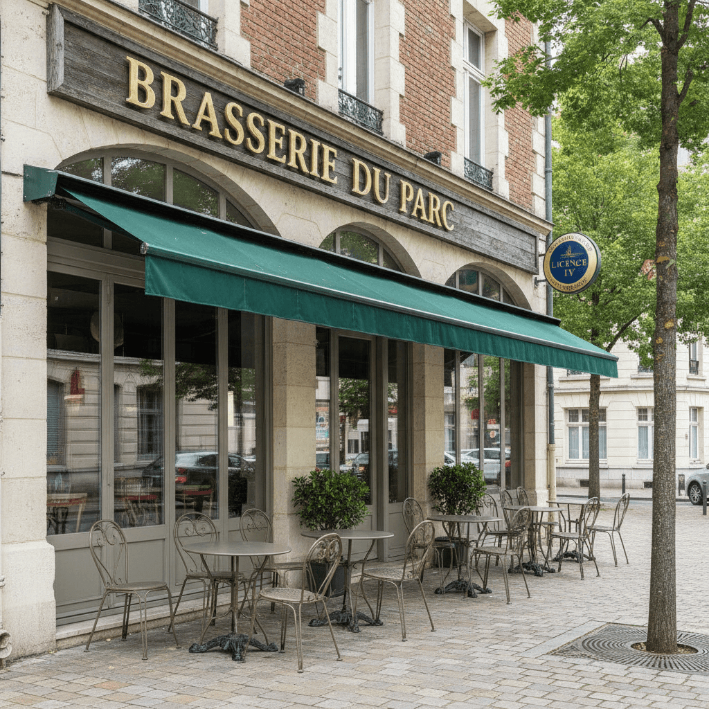Bar-brasserie à Lille : terrasse - licence IV