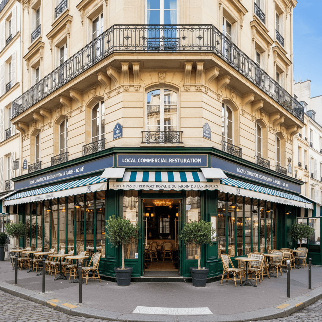 Local Commercial Restauration à Paris - 80 m²