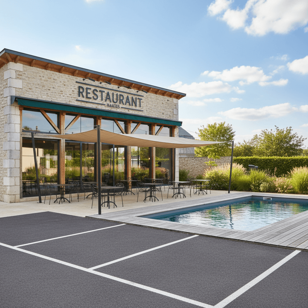 Restaurant à Nantes : terrasse - extraction