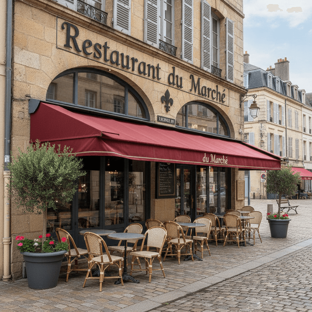 Restaurant 75m² à Nantes : terrasse - licence IV