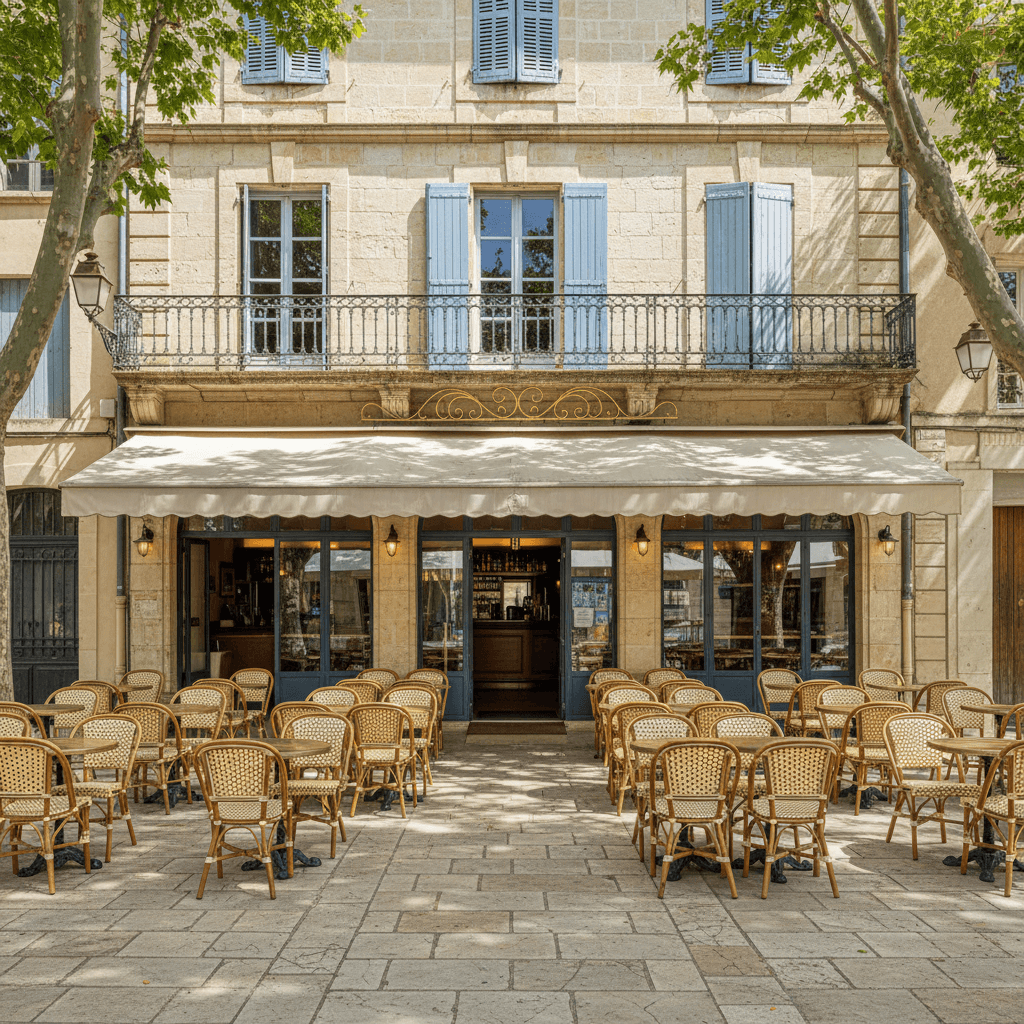 Bar-brasserie à Montpellier : terrasse