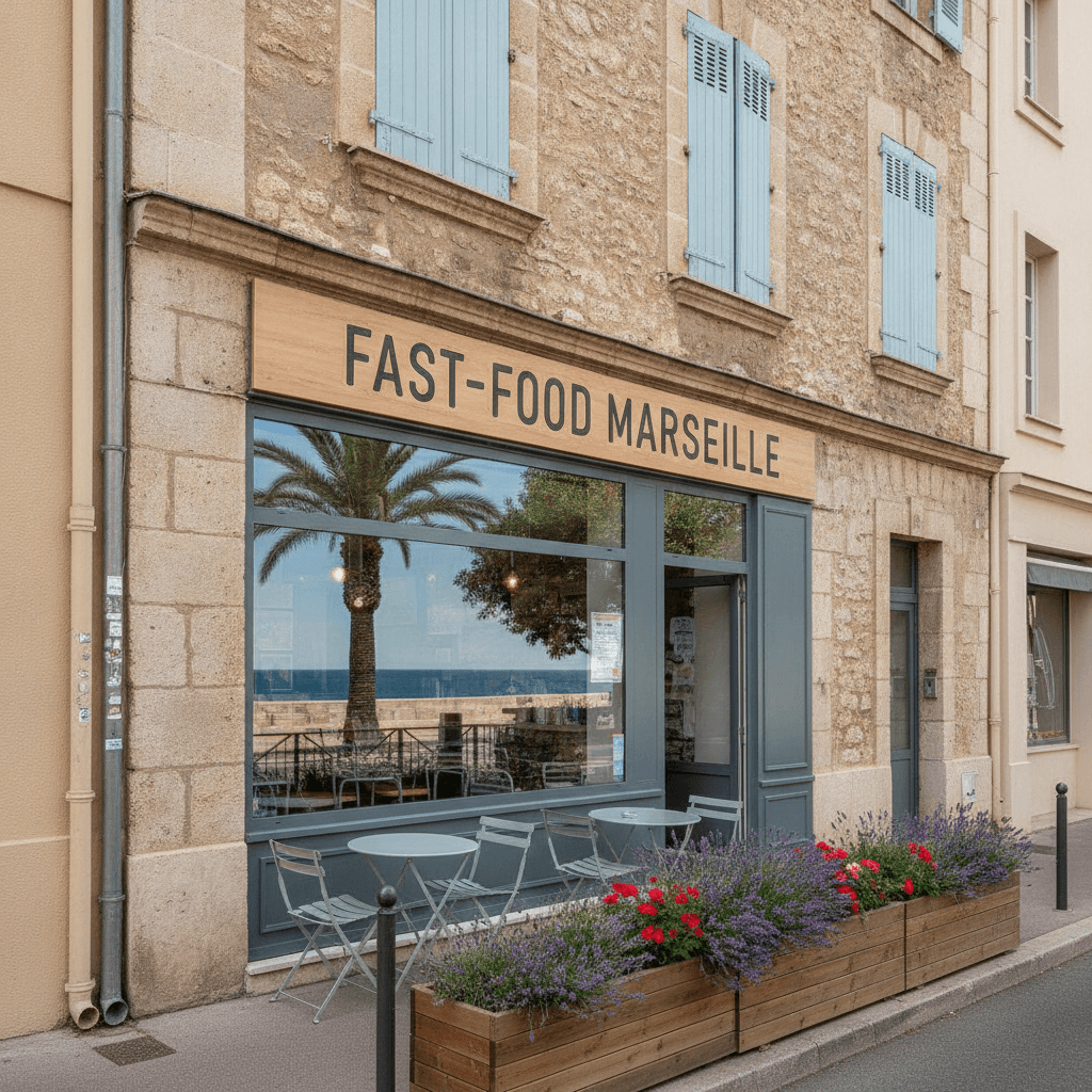 Fast-food 90m² à Marseille : extraction - cuisine équipée