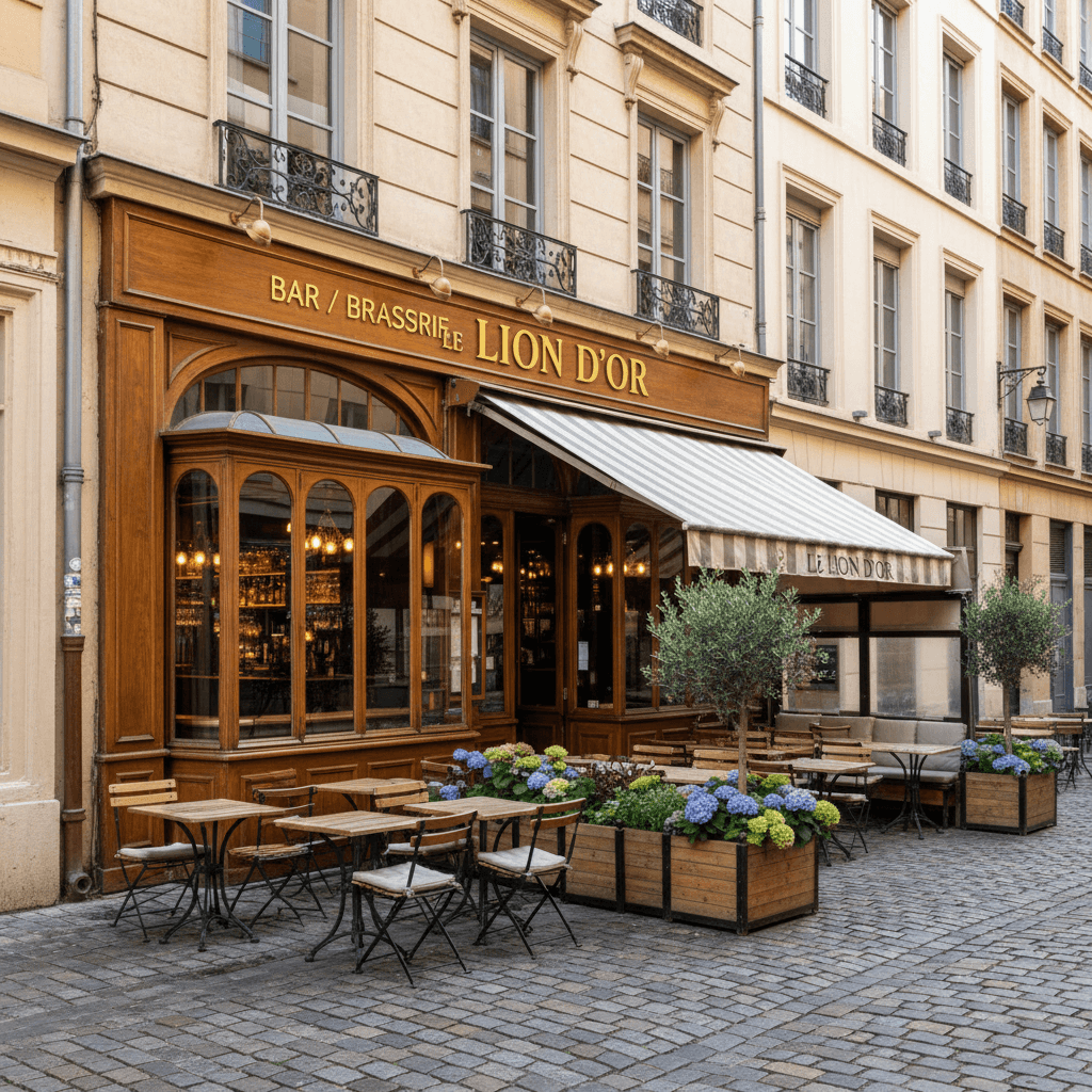 Bar-brasserie à Lyon : terrasse - licence IV