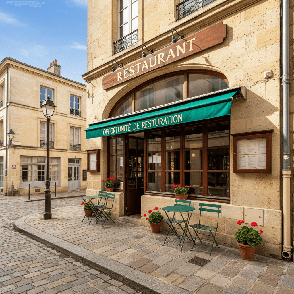 Restaurant à Bordeaux : terrasse - licence IV