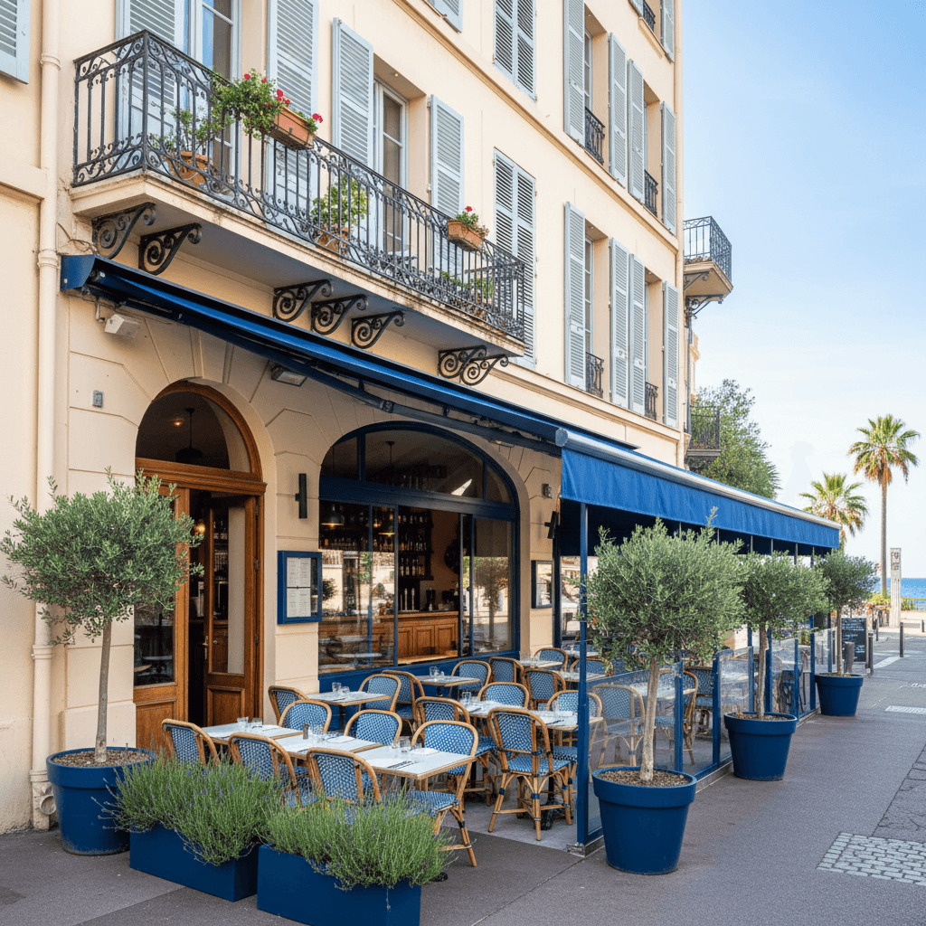 Restaurant 42m² à Nice : terrasse - licence IV