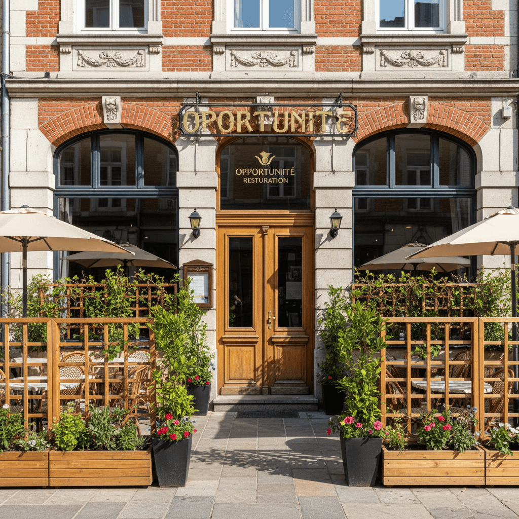 Restaurant à Lille : terrasse - licence IV