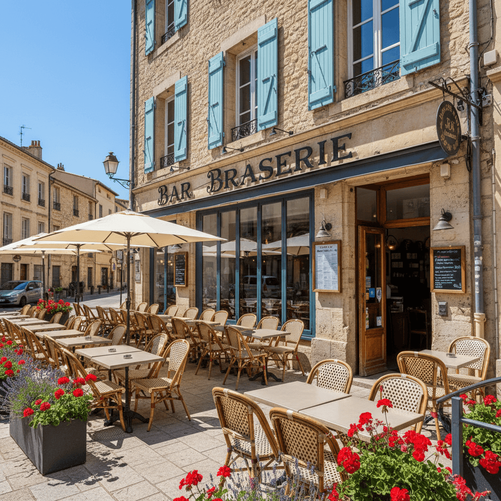 Bar-brasserie à Montpellier : terrasse - licence IV