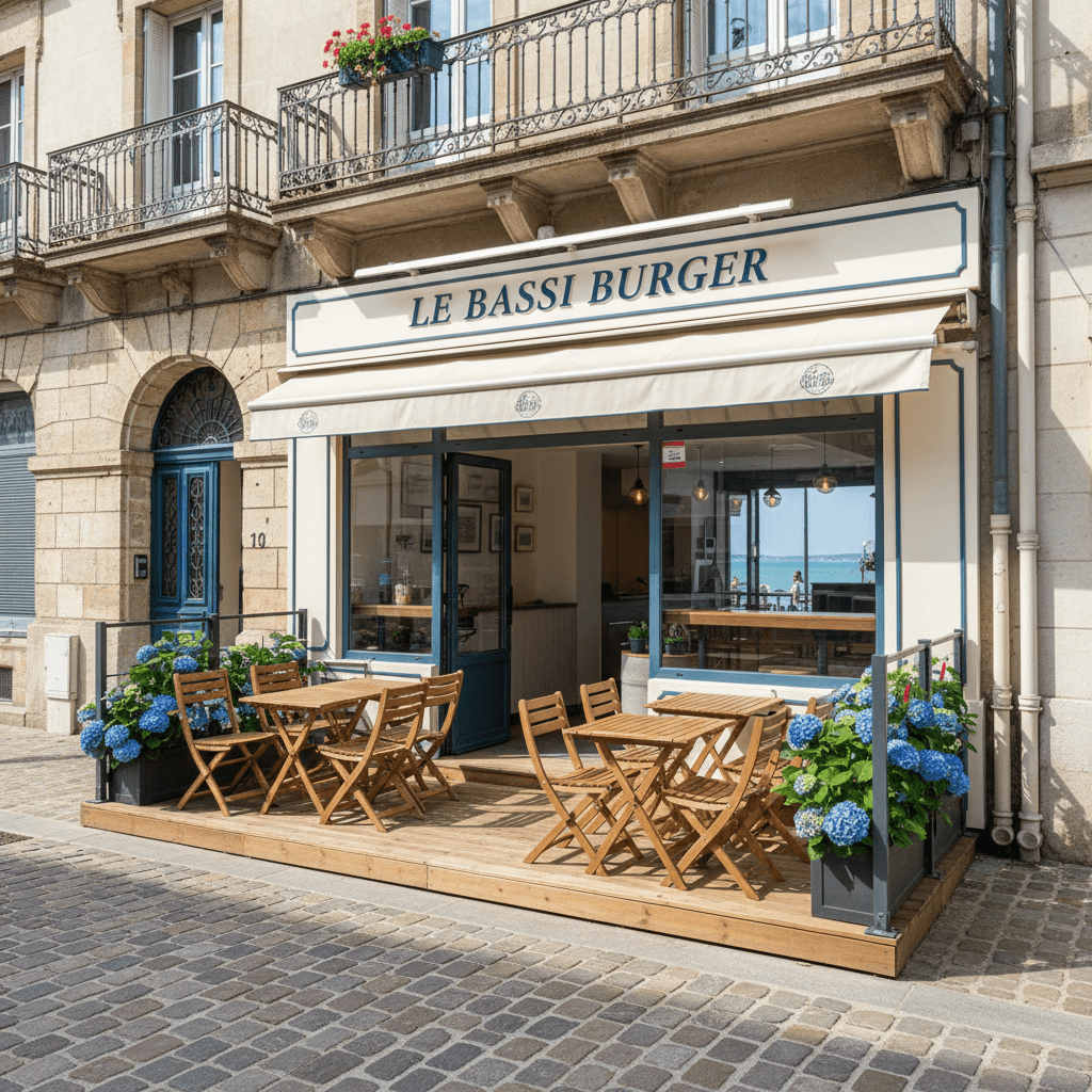 Fast-food 45m² à Arcachon : terrasse - licence IV