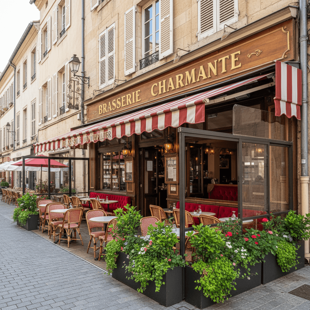 Bar-brasserie à Montpellier : terrasse - licence IV