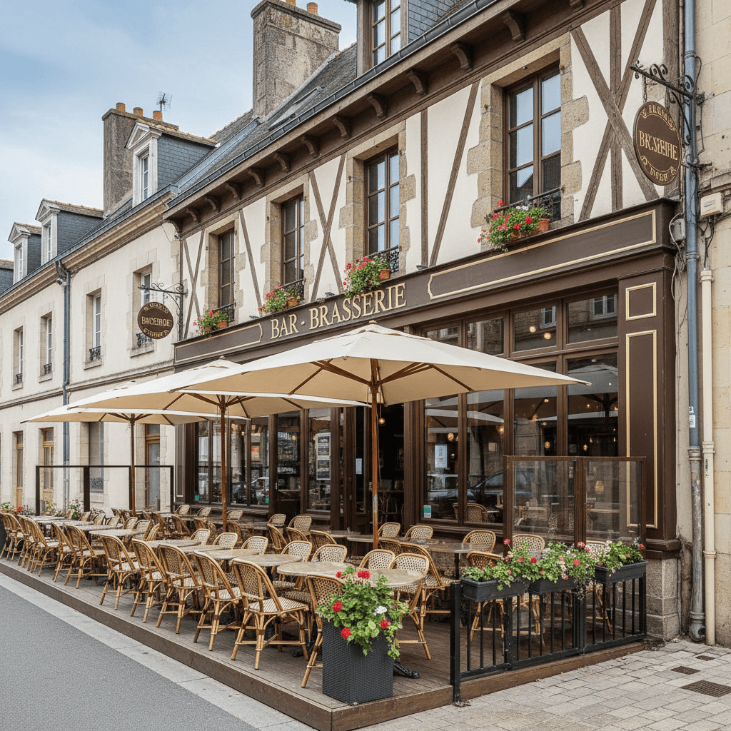 Bar-brasserie à Rennes : terrasse - licence IV