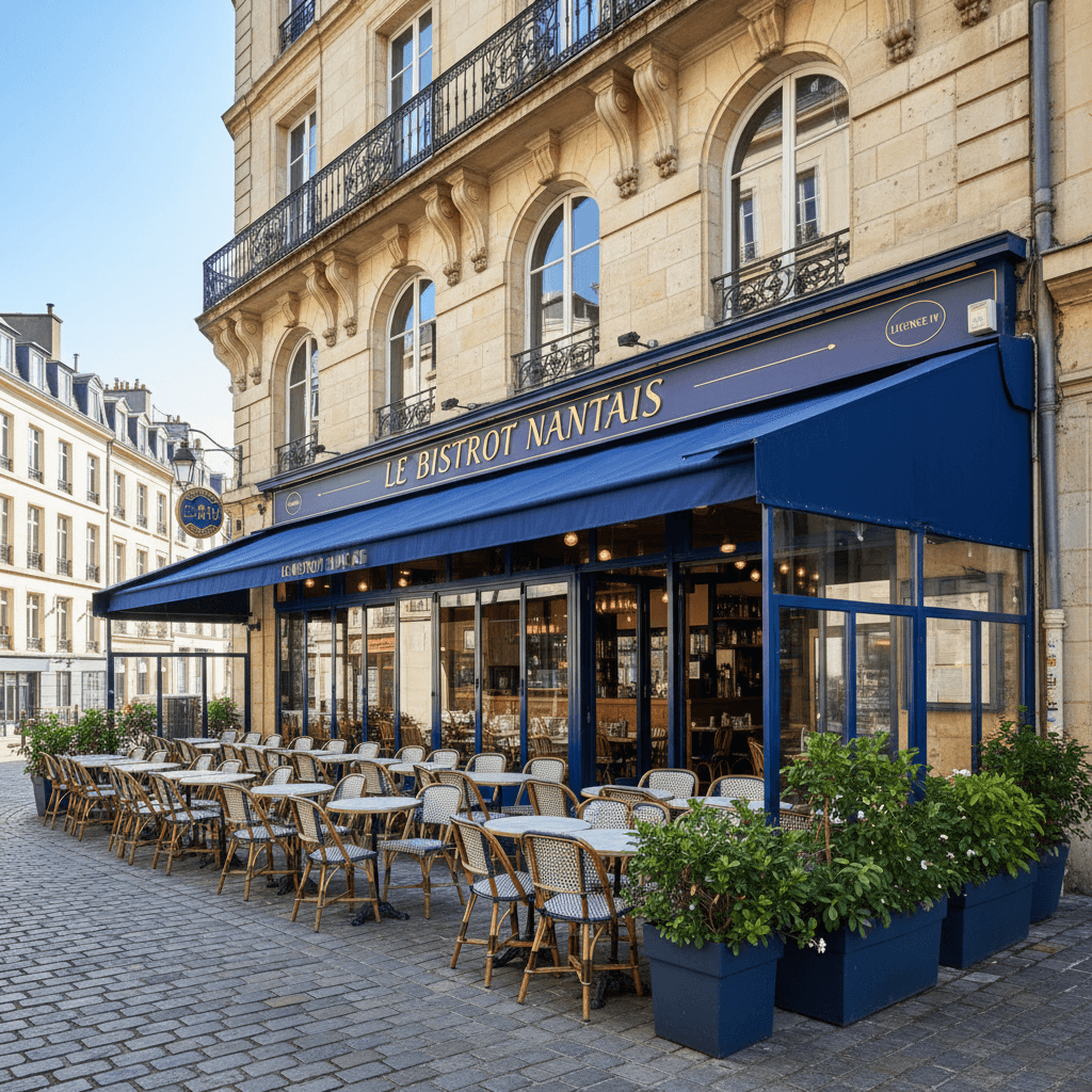 Restaurant à Nantes : terrasse - licence IV