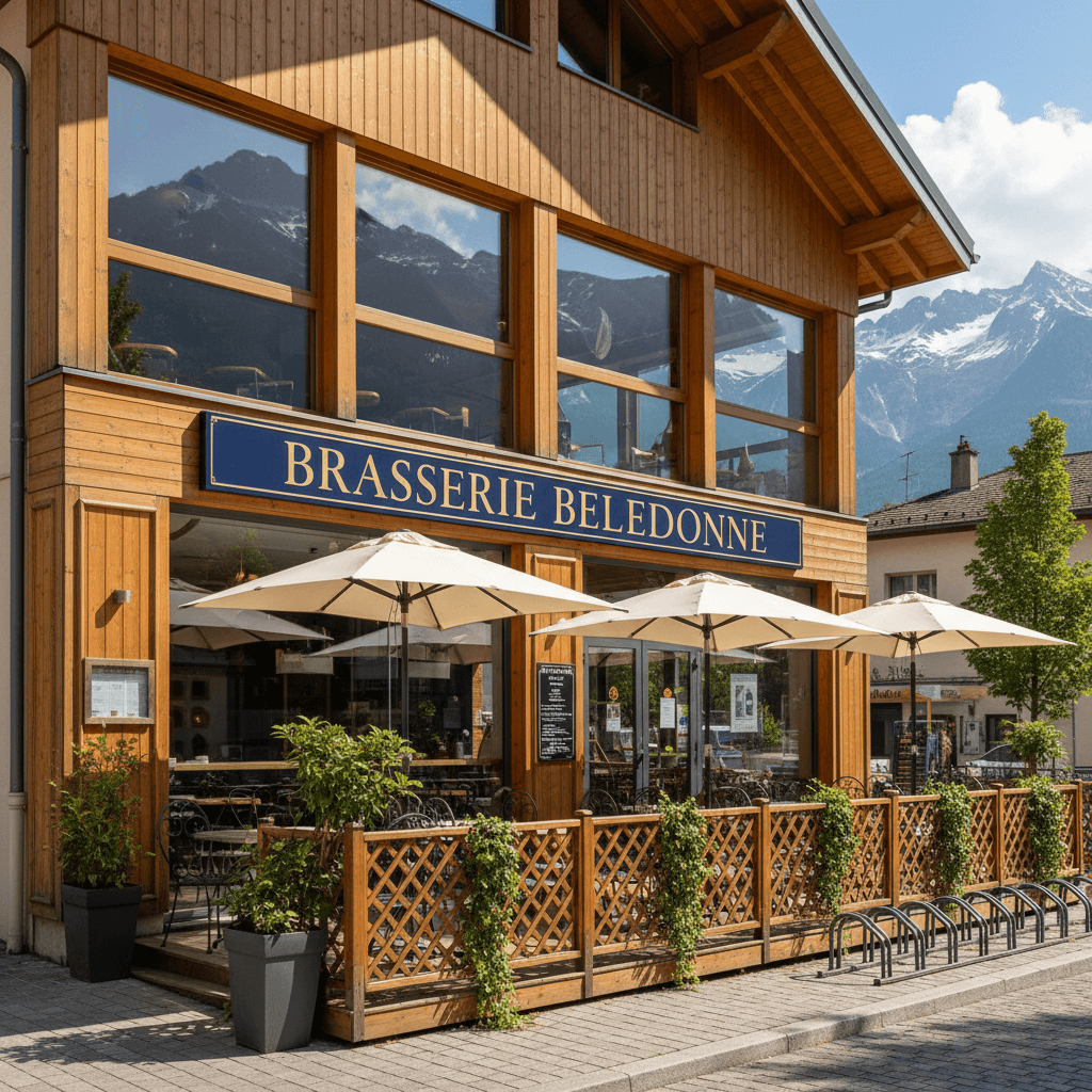 Bar-brasserie 300m² à Grenoble : terrasse - licence IV