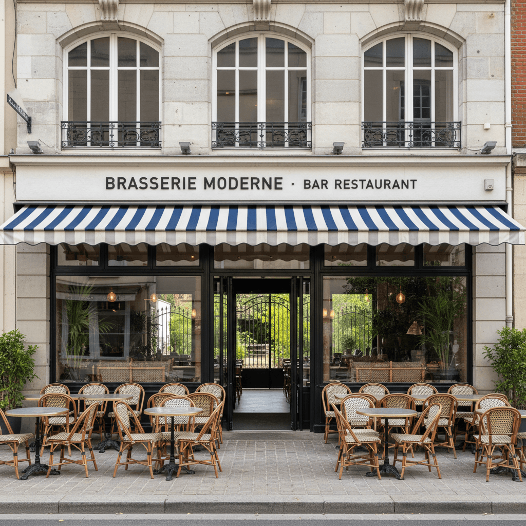 Bar-brasserie 150m² à Nantes : terrasse - licence IV