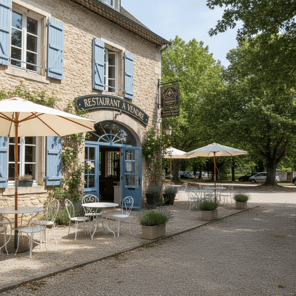 Restaurant à Toulonjac : terrasse - licence IV