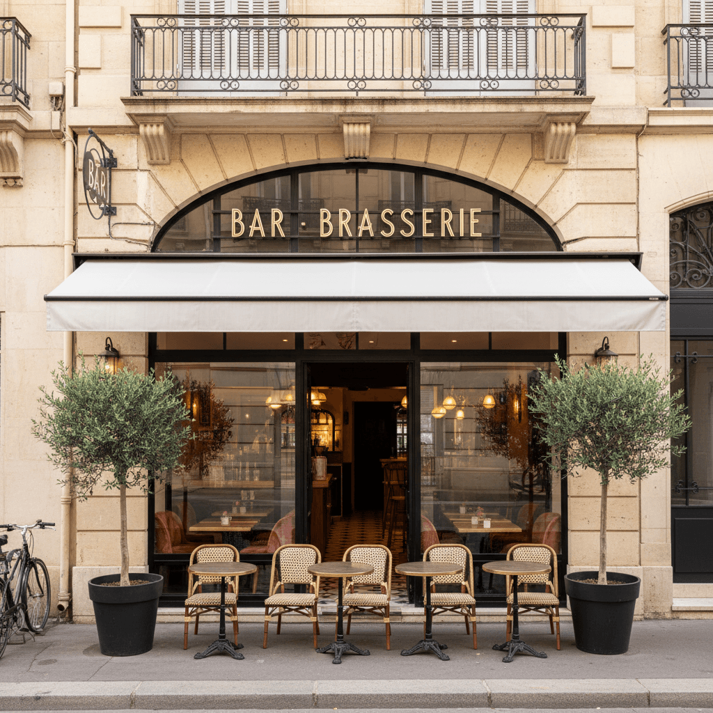Bar-brasserie à Toulon : terrasse - licence IV