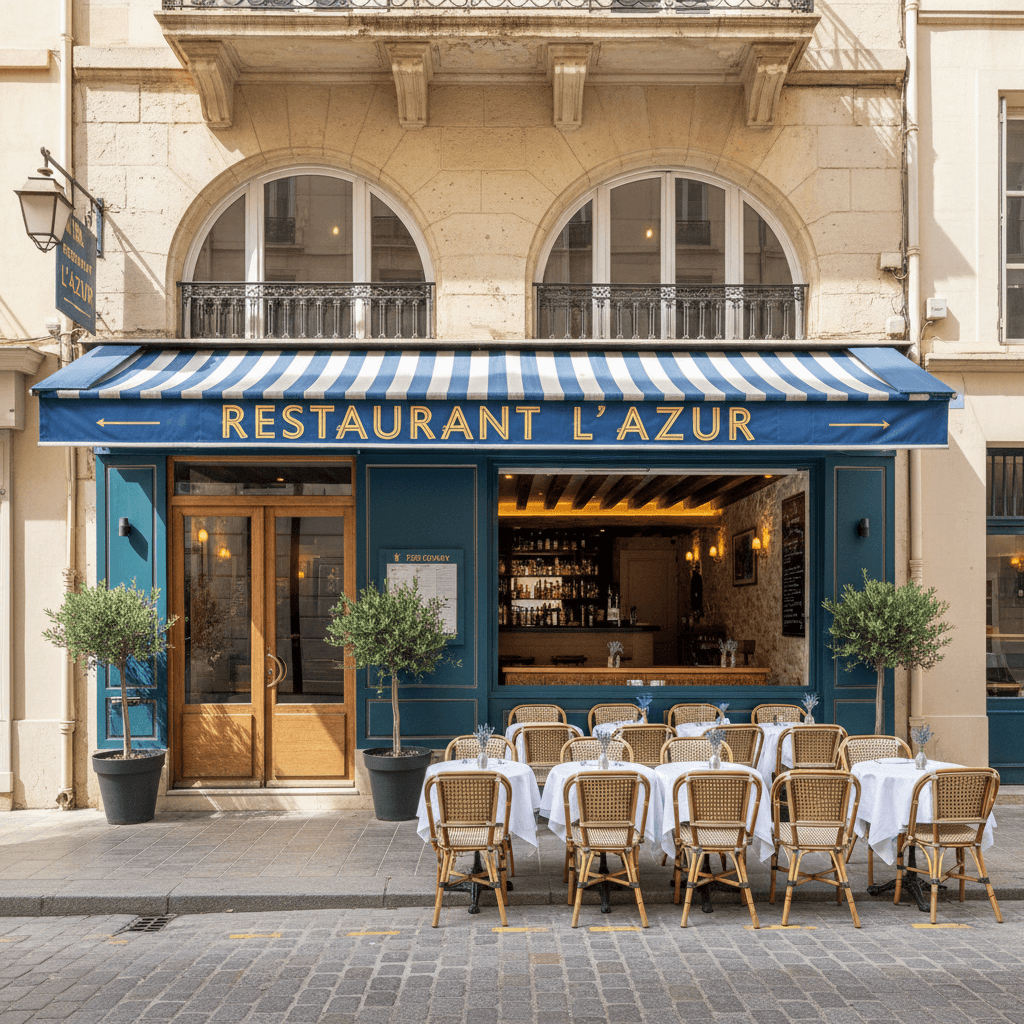 Restaurant à Marseille : terrasse - licence IV