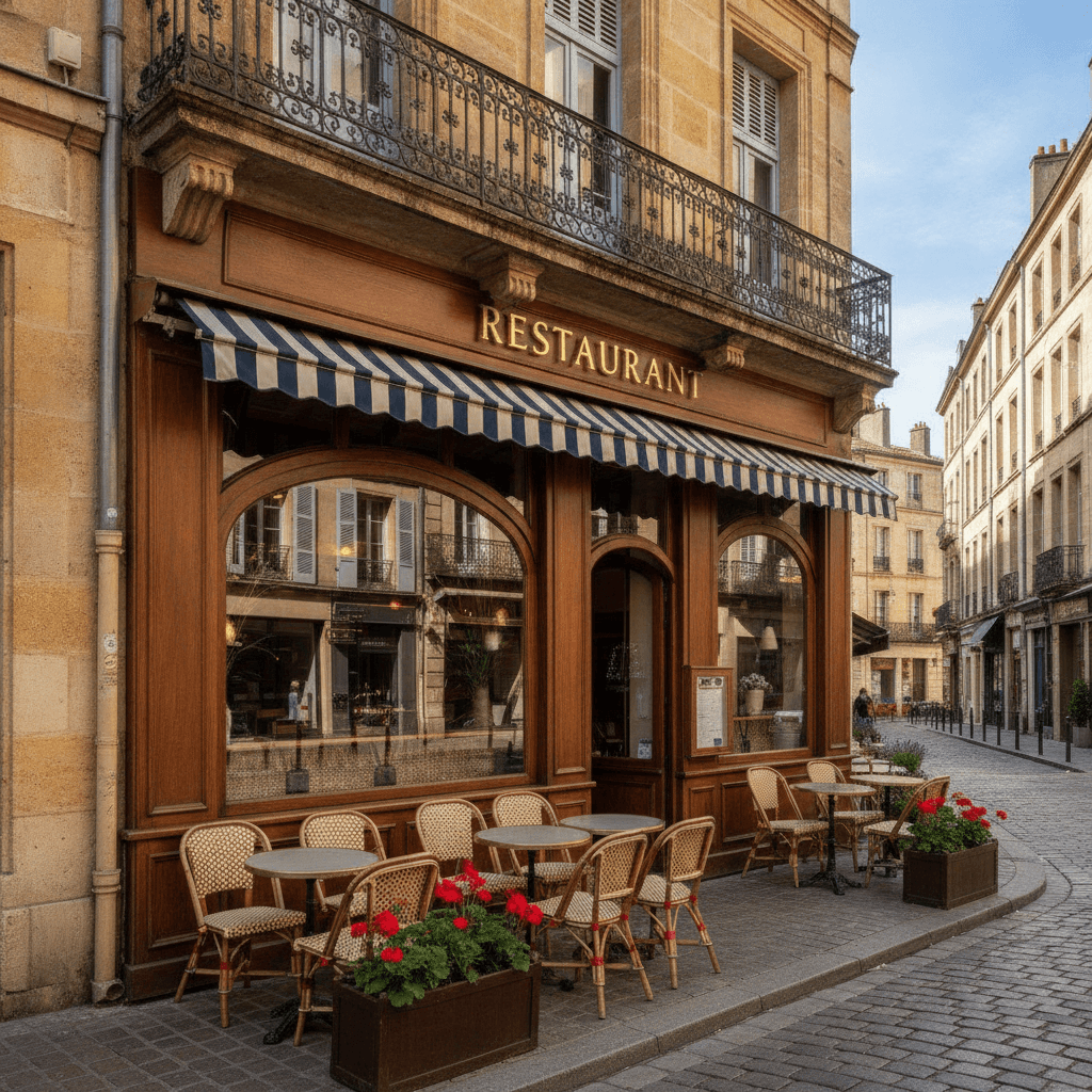 Restaurant 140m² à Bordeaux : terrasse - licence IV