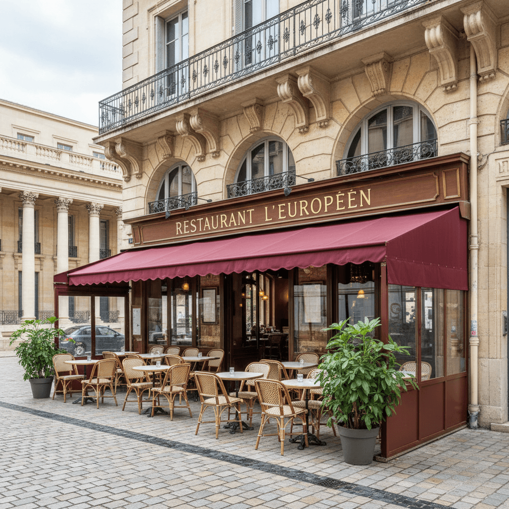 Restaurant 48m² à Montpellier : terrasse - licence IV