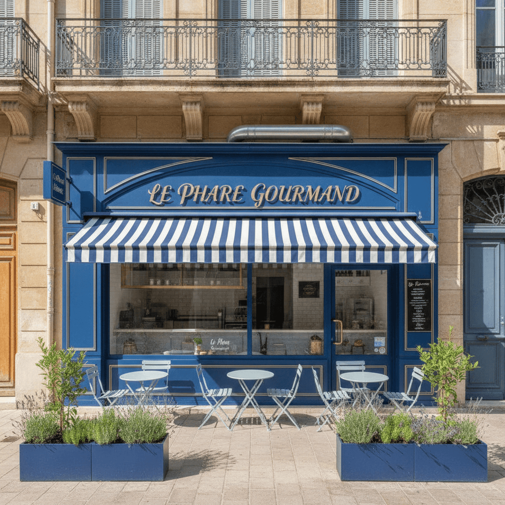 Fast-food à Marseille : terrasse - extraction