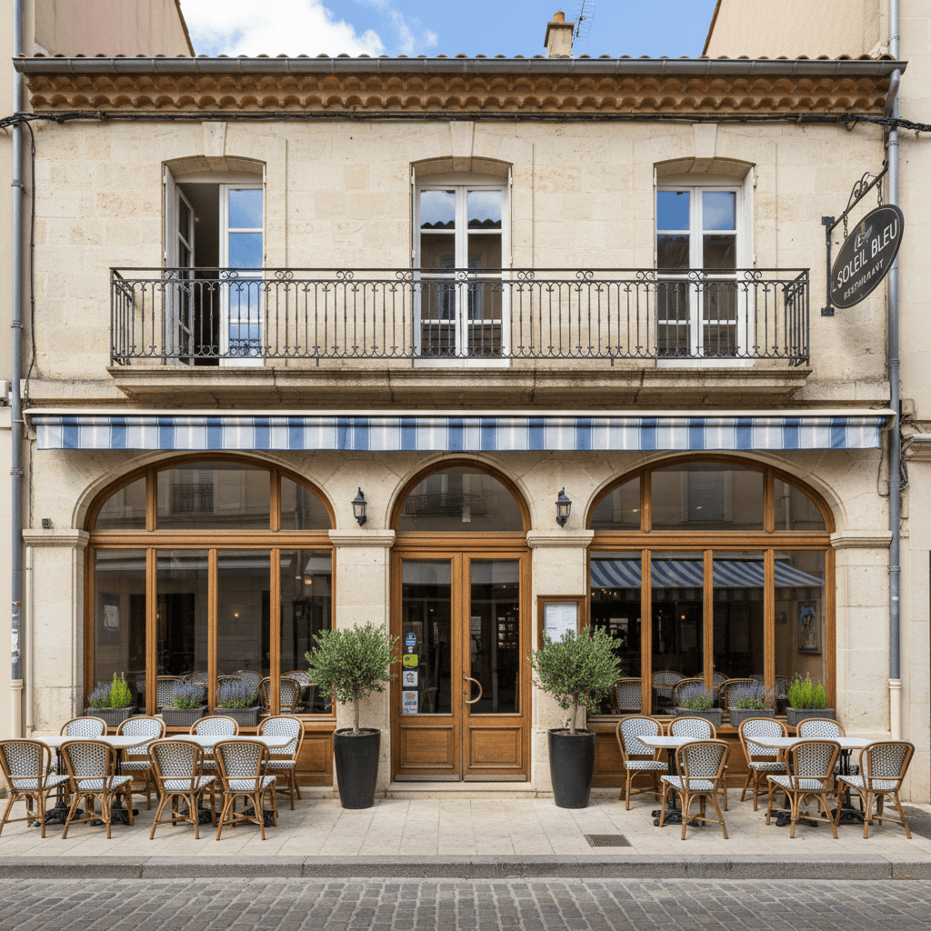 Restaurant 244m² à Toulon : terrasse - licence IV