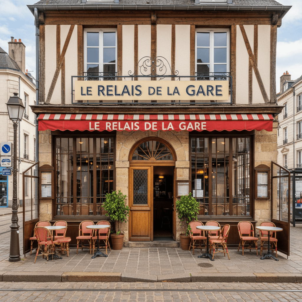 Restaurant à Rouen : terrasse