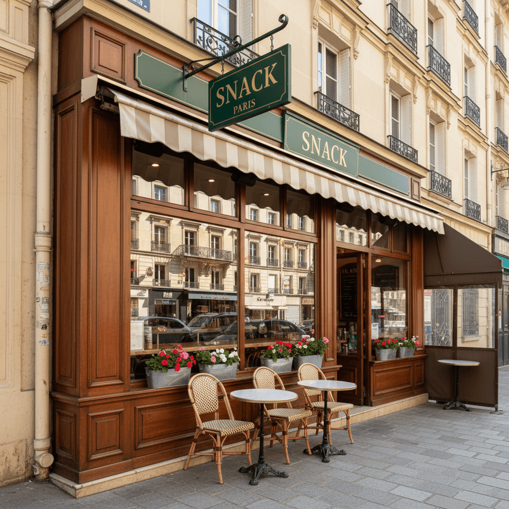 Snack 10 couverts à Paris