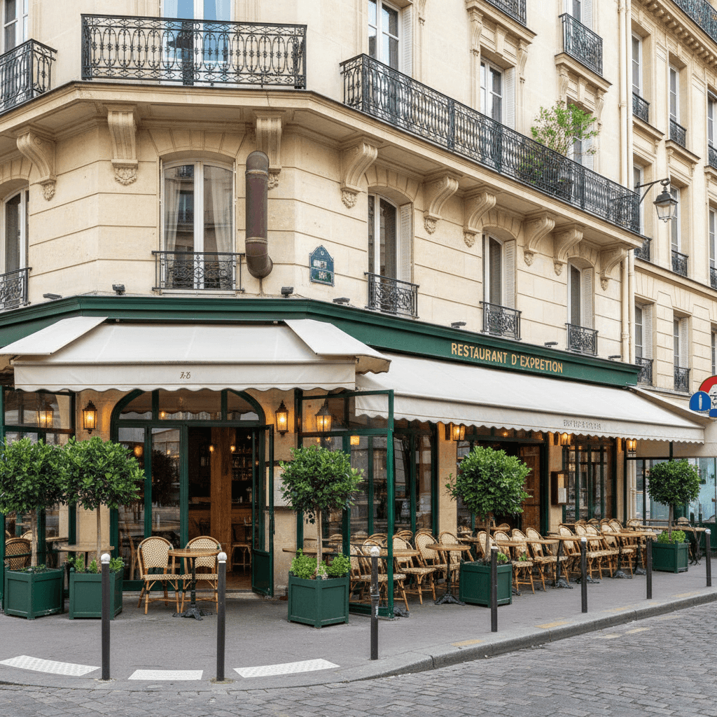 Restaurant d'Exception à Paris avec Terrasse Spacieuse