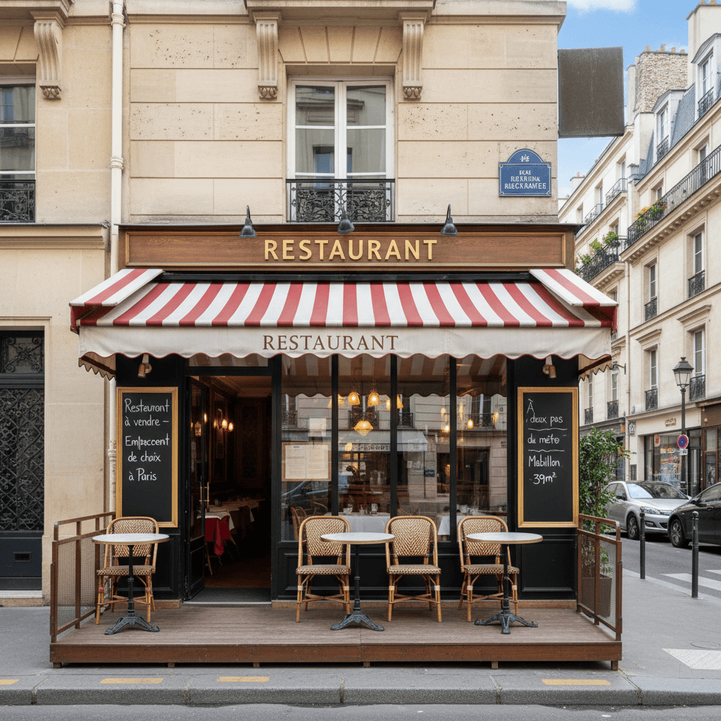 Restaurant à vendre - Emplacement de choix à Paris