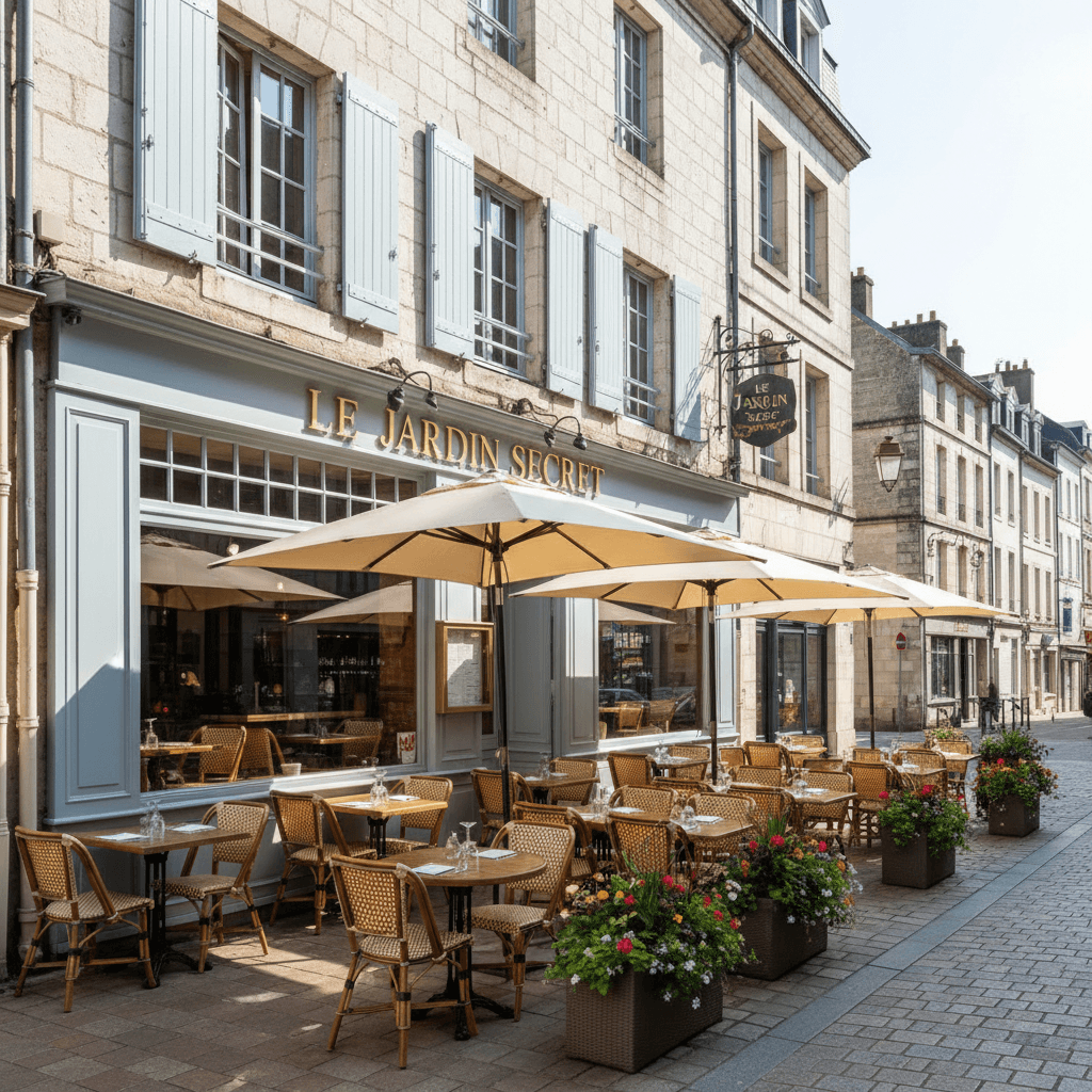 Restaurant 30m² à Angers : terrasse - licence IV